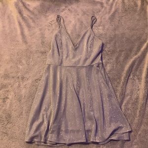 sparkly silver dress!